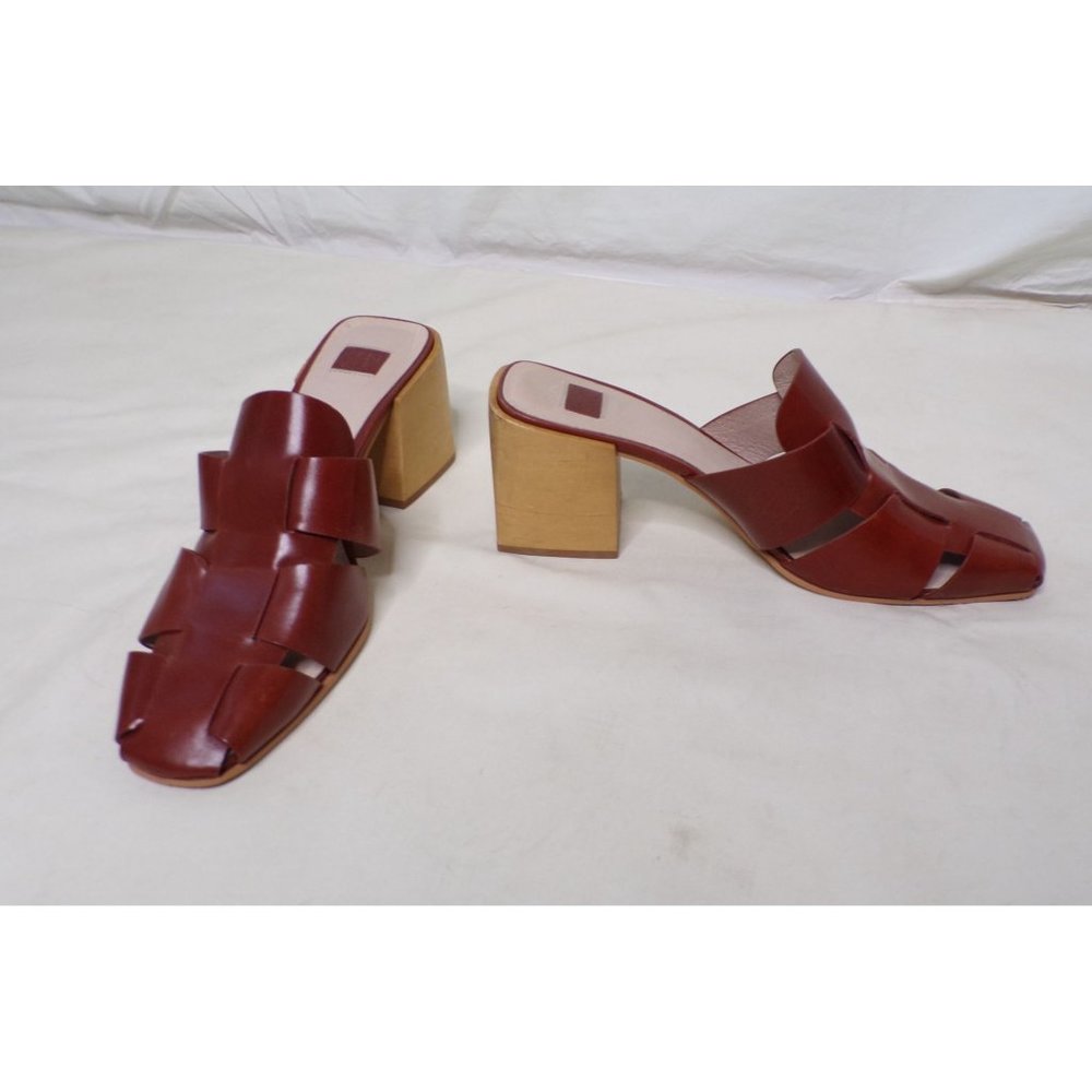 ๐ LOUISE ET CIE Nakita Woven Slides Sandal Shoes Brown 10 - Picture 5 of 12